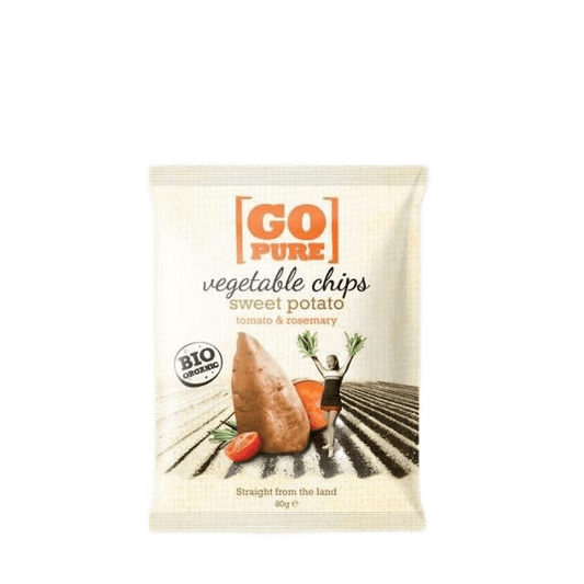 Sweet Potato Chips With Tomato & Rosemary - Só Verde
