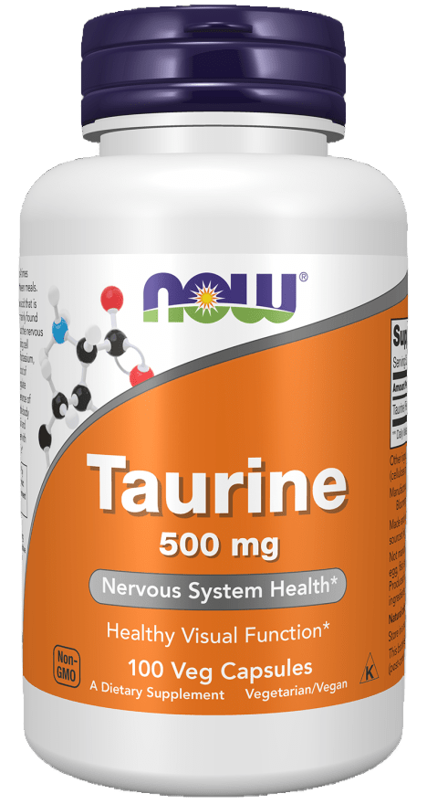 Taurine 500 mg Capsules - Só Verde