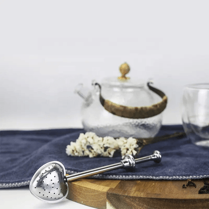 Telescopic Tea Infuser - Heart Shape - Só Verde