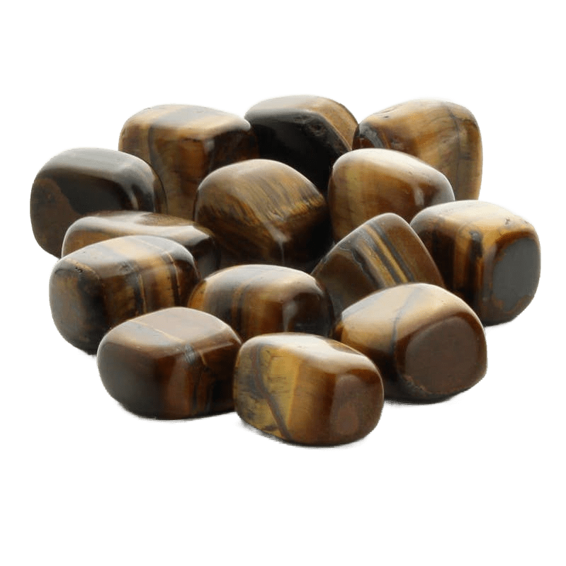 Tiger's Eye Tumbled Stones - Só Verde