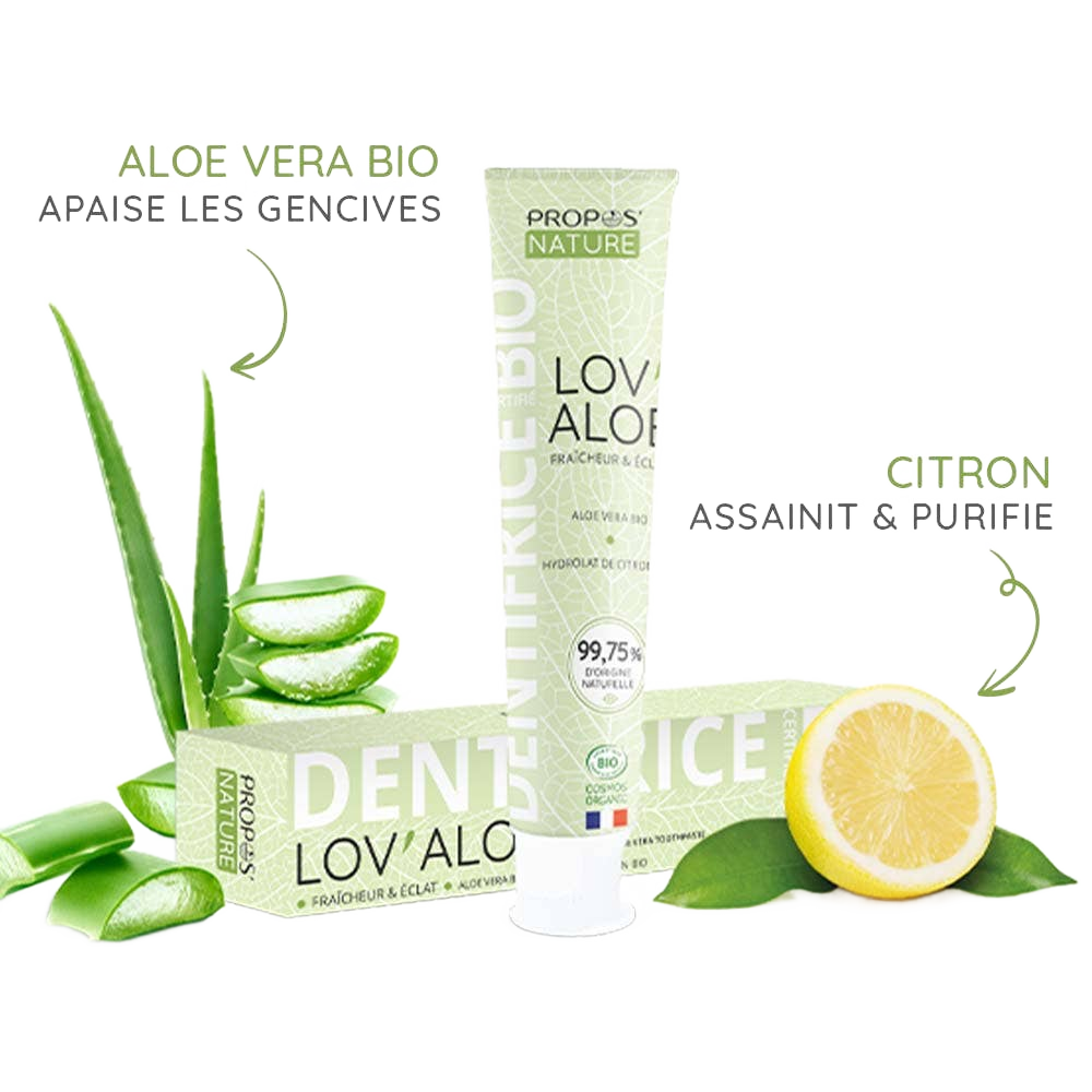 Toothpaste Lov'aloe Aloe Vera & Lemon - Só Verde
