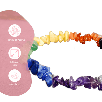 Transparent Quartz Chip Bracelet - Só Verde