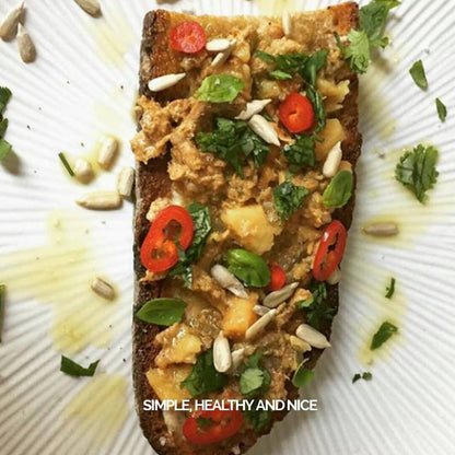 Tuna with Sweet Potato and Cilantro (Saboreal) - Só Verde