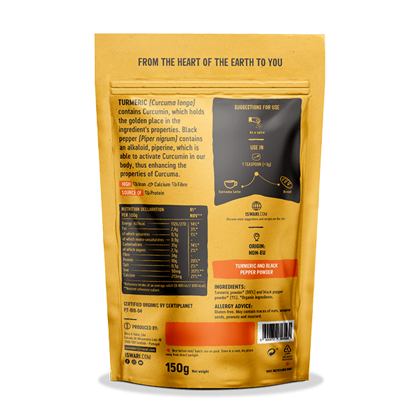 Turmeric & Black Pepper Powder - Só Verde