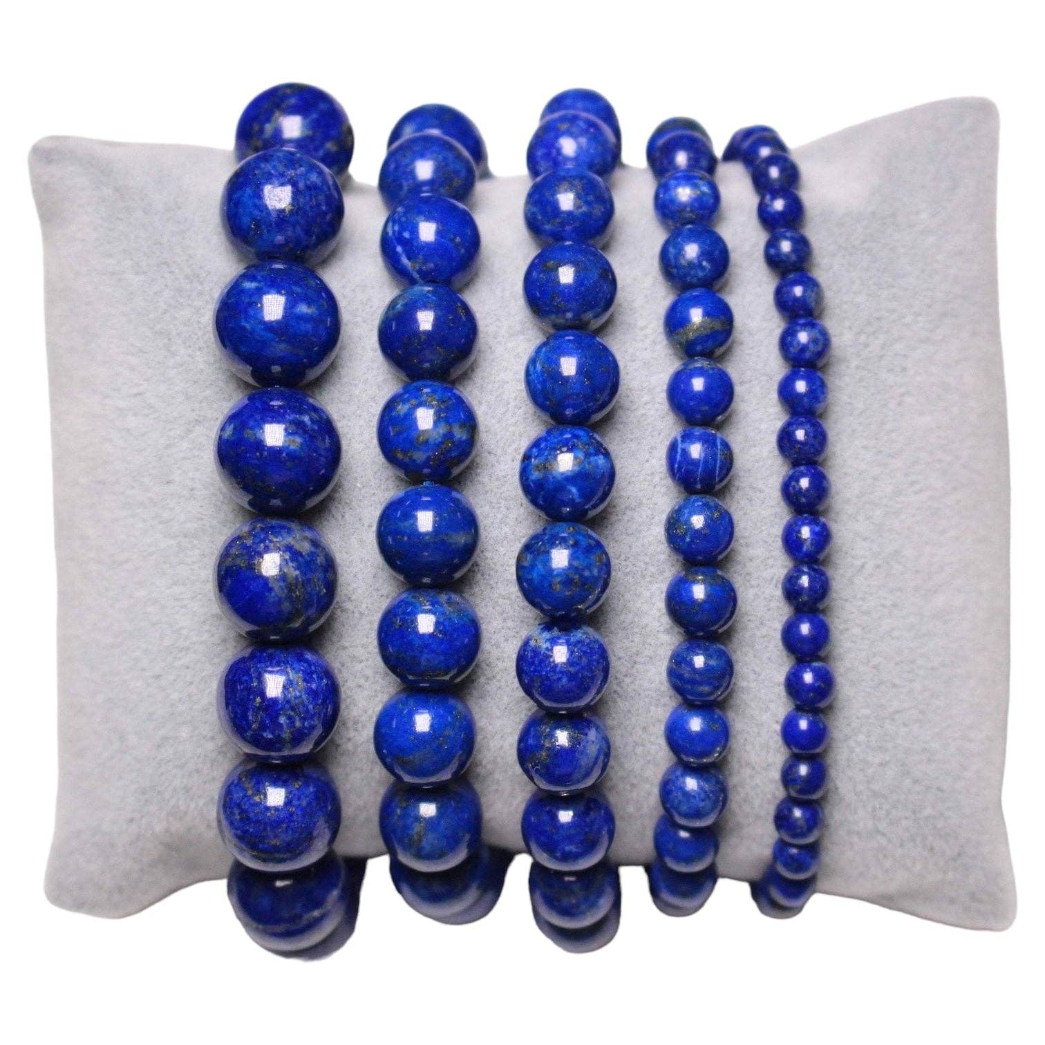Untinted AA+ lapis lazuli bracelet - Só Verde