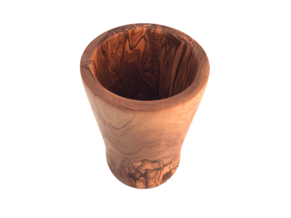 Utensil Holder For Cooking Spoon Quiver Olive Wood Handmade - Só Verde