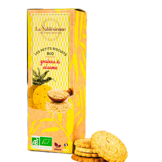 Vegan Sesame Seed Shortbread Biscuits - Só Verde