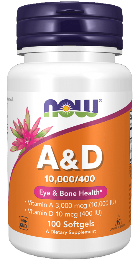 Vitamin A & D 10,000/400 IU Softgels - Só Verde