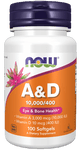 Vitamin A & D 10,000/400 IU Softgels - Só Verde