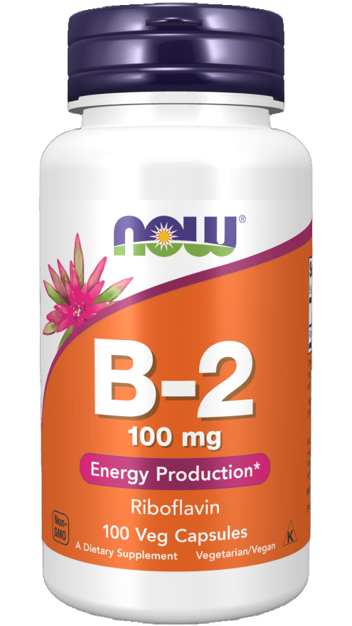 Vitamin B-2 100 mg Capsules - Só Verde