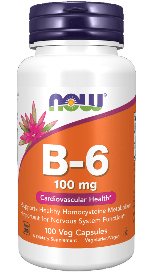 Vitamin B-6 100 mg Capsules - Só Verde