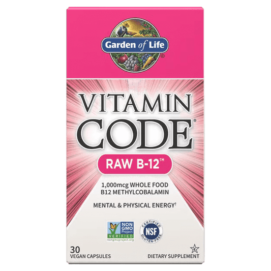 Vitamin Code Raw B-12 1,000 mcg Capsules - Só Verde