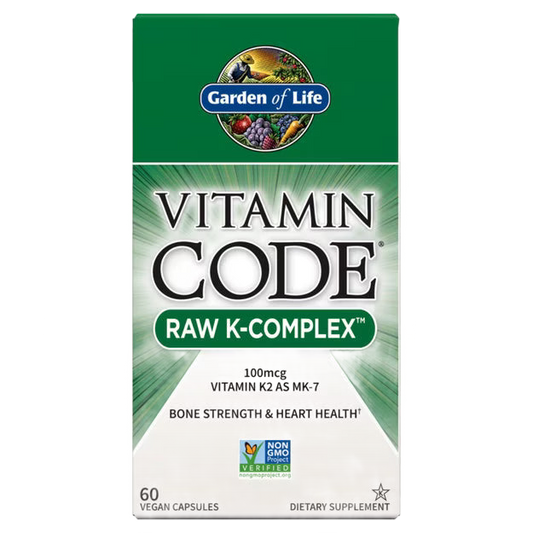 Vitamin Code Raw Vitamin K-Complex Capsules - Só Verde