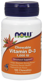 Vitamin D-3 1000 IU Chewables - Só Verde