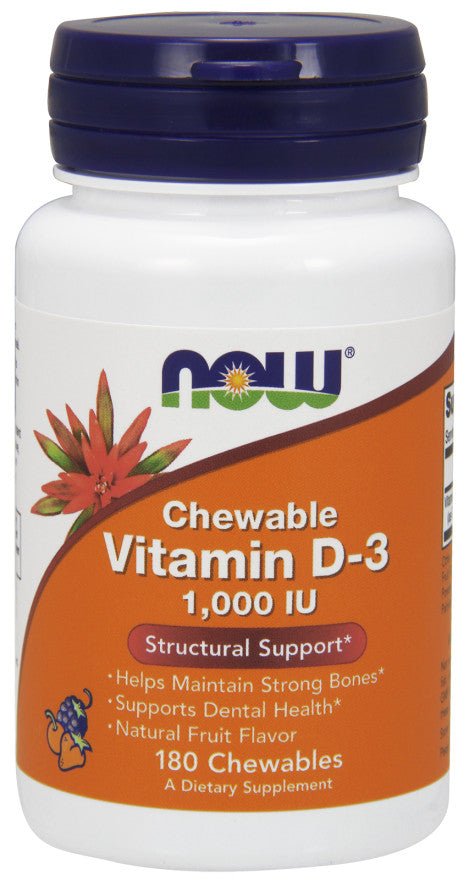 Vitamin D-3 1000 IU Chewables - Só Verde