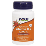 Vitamin D-3 5000 IU - 240 Softgels - Só Verde