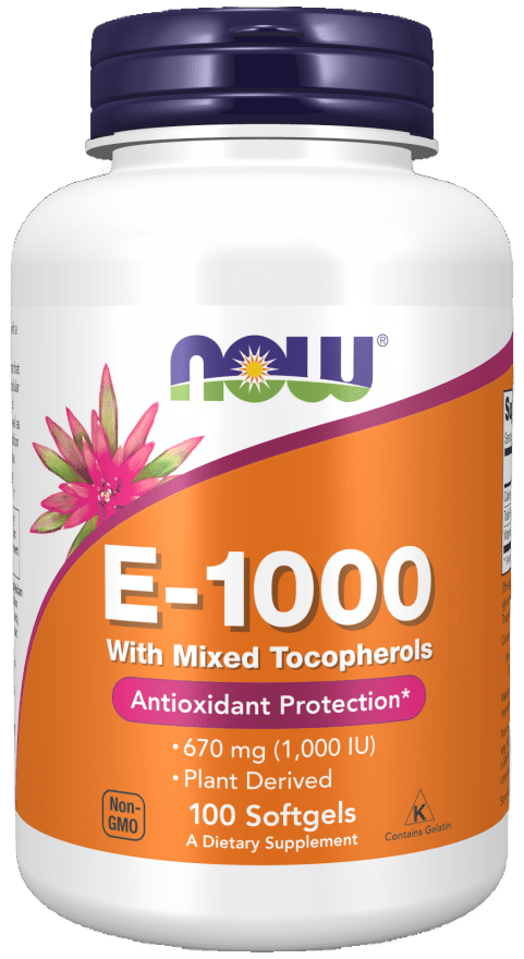 Vitamin E-1000 Mixed Tocopherols Softgels - Só Verde