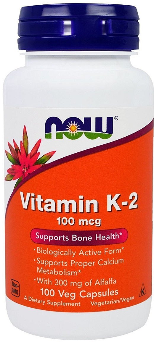 Vitamin K-2 100 mcg Veg Capsules - Só Verde
