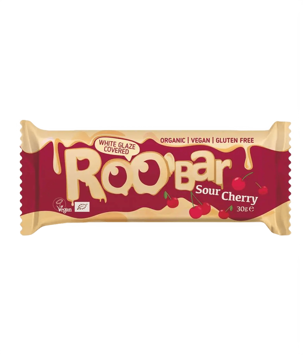 White Chocolate Covered Sour Cherry Bar - Só Verde