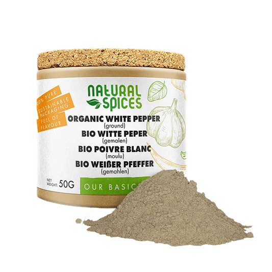 Witte Peper Gemalen Biologisch (potje ) - Só Verde