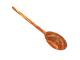 Wooden Spoon Oval Round Handle Handmade Olive Wood - Só Verde