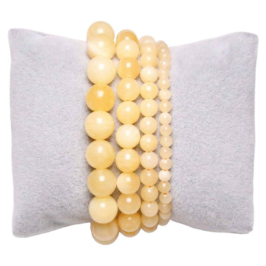Yellow calcite bracelet A - Só Verde
