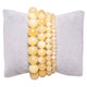 Yellow calcite bracelet A - Só Verde