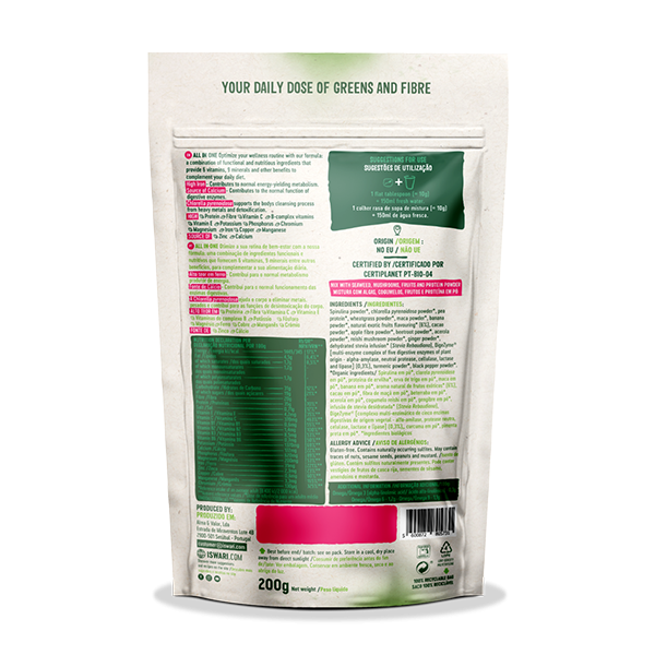 Iswari All-in-one Super Greens Biológico 200 g